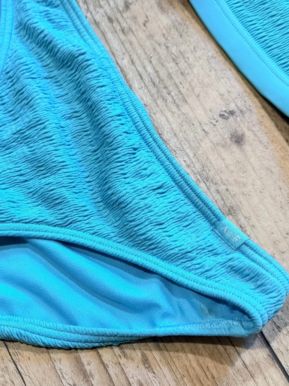 abercrombie kids Aqua Textured Two-Piece Bikini